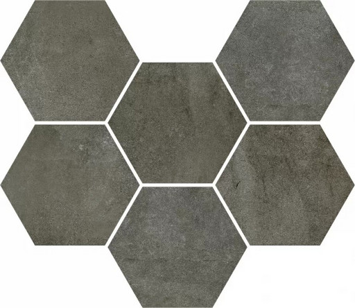 Expo Dark Mosaico Hexagon 25x29