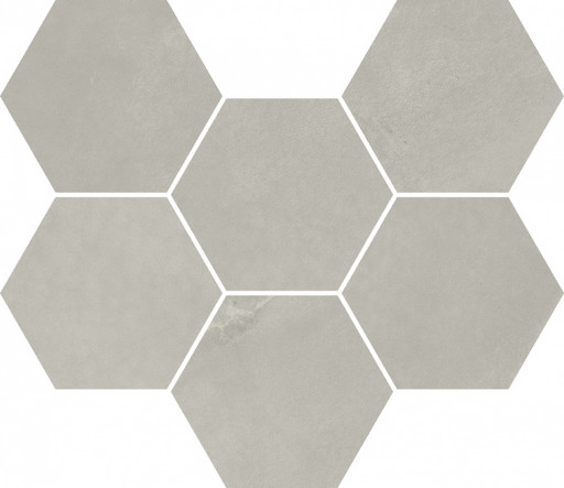 Continuum Silver Mosaico Hexagon 25x29