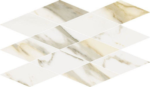 Stellaris Calacata Gold Mosaico Diamond 28x48