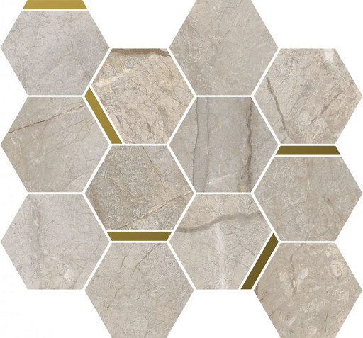 Stellaris Elegant Silver Mosaico Chic 36.8x26.9