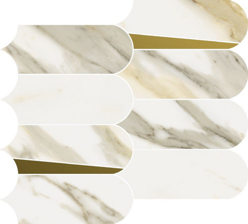 Stellaris Calacata Gold Mosaico Elegant 32.5x36.1
