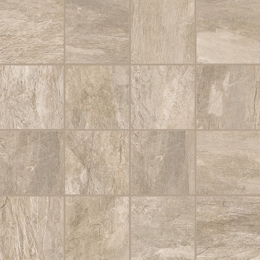 Ardoise Ecru 7.5x7.5 6mm 30x30 Mosaico