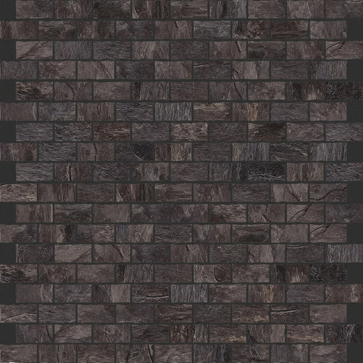 Ardoise Noir 1.5x3 6mm Mos.30x30