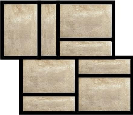 Matieres Rex Mou Mod.Muretto 3d 30x30