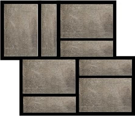 Matieres Rex Gris Mod.Muretto 3d 30x30