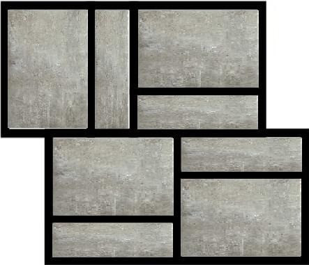 Matieres Rex Nuage Mod.Muretto 3d 30x30