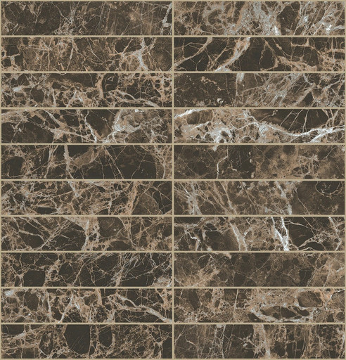 Bijoux Marron Imperial Glossy Mosaico 3x15 30x30