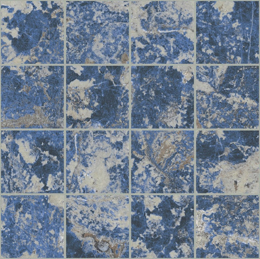 Bijoux Sodalite Bleu Glossy 6mm Mosaico 7.5x7.5 30x30