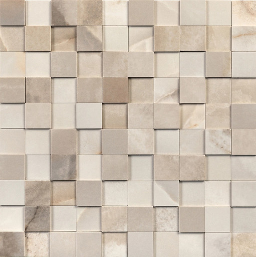 Reves De Rex Noisette Mosaico 3d Mix 3x3 30x30