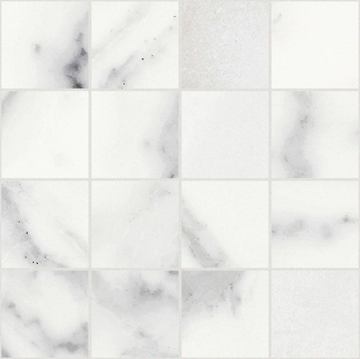 Origines Rex Blanc Matte 6mm Mosaico 7.5x7.5 30x30