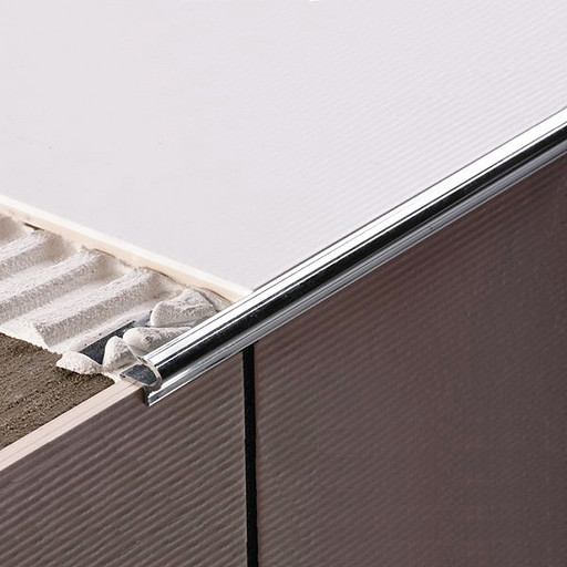 PERFIL PRO-STEP M2 STAINLESS STEEL GLOSSY 0.9x0.8x250