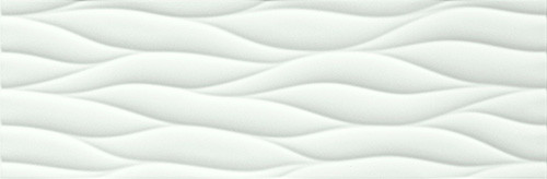 Lumina Curve White Matt 25x75