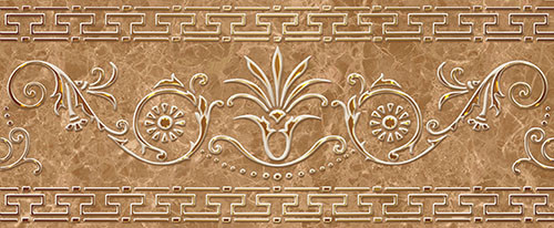 Керамическая плитка Бордюр 31.5*13 IMPERIAL CLASSICO MOCA 1