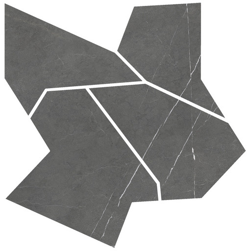 Allure Deco Mosaic Anthracite Soft 60x60