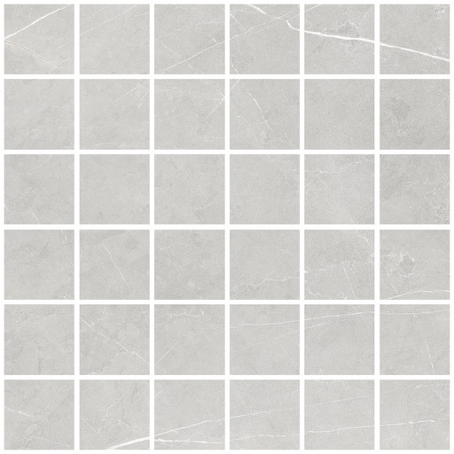 Allure Mosaic 55 Light Grey Soft 30x30