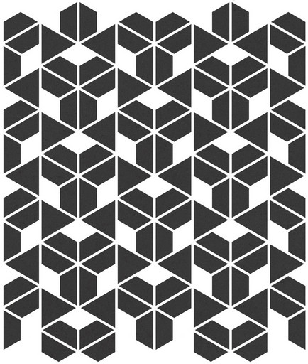 Cava Black Mosaic. A. 22.8x27.8