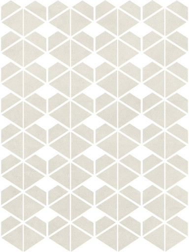 Cava White Mosaic. D. 22.8x27.1