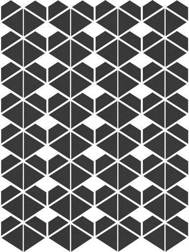 Cava Black Mosaic. D. 22.8x27.1