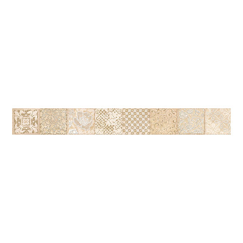 Керамическая плитка Бордюр 7.5*63 PIETRA COLLAGE 1c