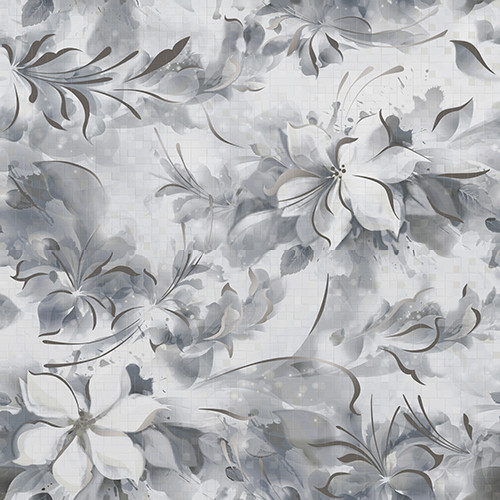Керамическая плитка Панно 63.0*63.0 PIXEL GRIS FIORI 1c  (2шт)
