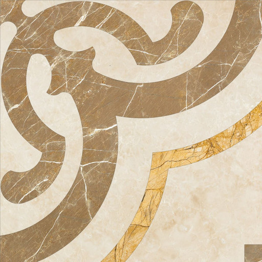 54 Waterjet Border 15x15 (Mirabelle Country)