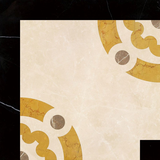 68 Waterjet Border 24x24 (Harvest)