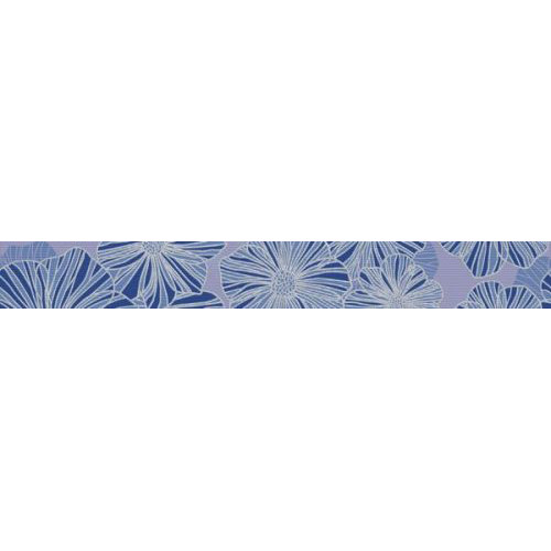 Керамическая плитка Бордюр 50.5*6.2 SPLENDIDA AZUL 1c