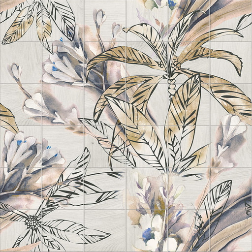 Mural Autumn Leaves 120x120 (Комплект Из 36шт 20x20)