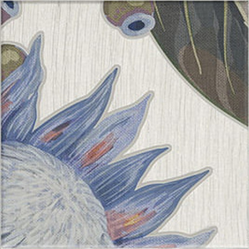 Bottega Decor Blu Leaves 20x20