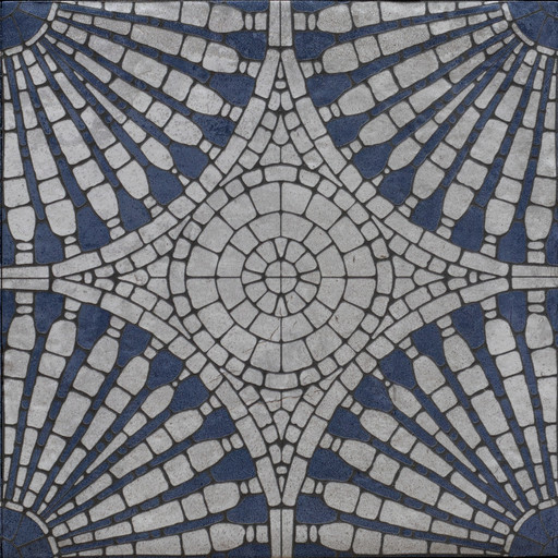 Carino Indigo Mosaico 20x20