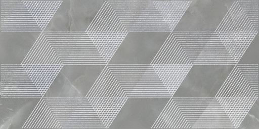 Керамическая плитка Декор 31,5*63 OPALE GREY GEOMETRIA 6 шт 1с