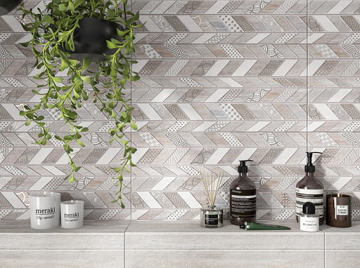 Керамическая плитка Декор 31,5*63 SHABBY CHEVRON 6 шт 1с