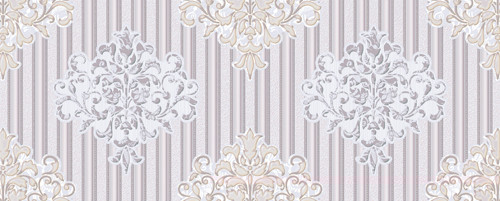 Керамическая плитка Плитка 20.1*50.5 VICTORIA DAMASCO BIANCA 1c