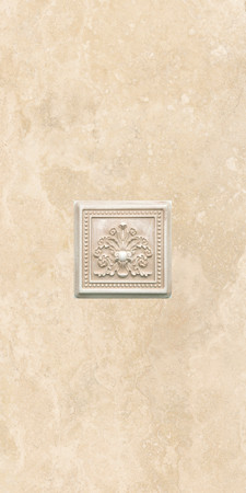 Керамическая плитка Вставка 12.5*12.5 PIETRA BEIGE ARTE