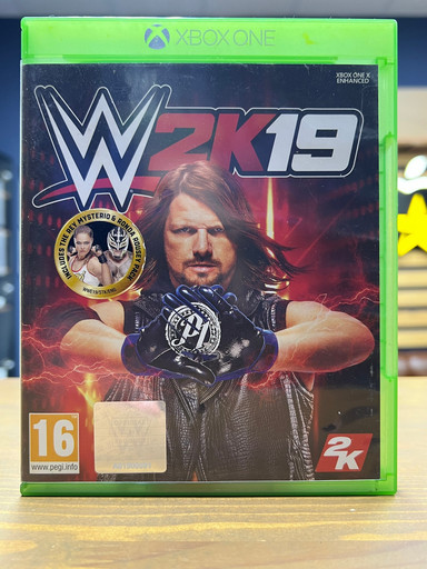 Игра 2K Games "WWE 2K19", для Xbox One, файтинг, локализация английский язык