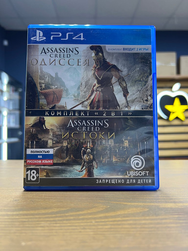 Игра Assassin's Creed: Одиссея + Assassin's Creed: Истоки (PS4, русская версия)