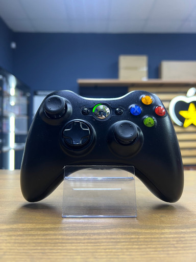 Геймпад Xbox 360 Оригинал Беспроводной джойстик Чёрный / Wireless Controller Black