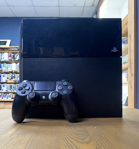 Игровая приставка PS4 Sony PlayStation 4 500 ГБ HDD, без игр, черный