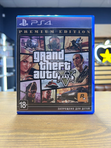 Игра Rockstar Games "Grand Theft Auto V", GTA 5 для PS4, Premium Edition, с русскими субтитрами