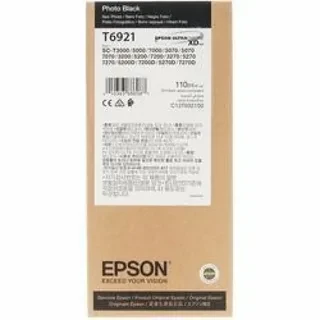 Epson C13T692100 T6921 картридж для SC-T3000 3200 5000 5200 7000 7200 110ml photo black оригинал