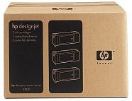 HP C5085A №90 картридж(3шт)для DJ 4000 4500 3х400ml yellow оригинал