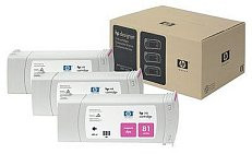 HP C5068A №81 (=3*C4932A) картридж(3шт)для DJ 5000 5500 3x680ml magenta оригинал