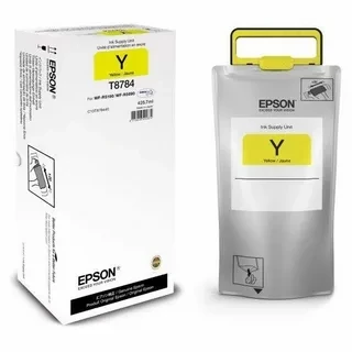 Epson C13T878440 T8784 картридж для WorkForce Pro WF-R5190 5690 yellow оригинал ресурс 425ml 5000 страниц