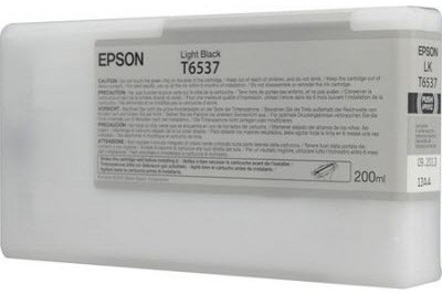 Epson C13T653700 T6537 картридж для Stylus PRO 4900 200ml light black оригинал