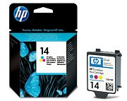 HP C5010DE №14 C5010D C5010A картридж для OJ 7110 7130 7140 D125 135 145 155 CP1160 DC510 610 оригинал ресурс 23ml 470 страниц color