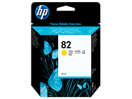 HP C4913A №82 картридж для DJ 500 510 800 111 120 69ml yellow оригинал