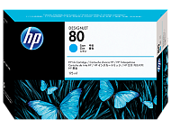 HP C4872A №80 картридж для DJ 1050C 1055CM cyan оригинал ресурс 175ml 1000 страниц