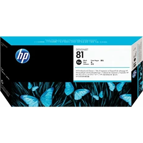 HP C4950A №81 печатающая головка с системой очистки Printhead and Cleaner для плоттеров DJ 5000 5500 black оригинал ресурс 1000 страниц