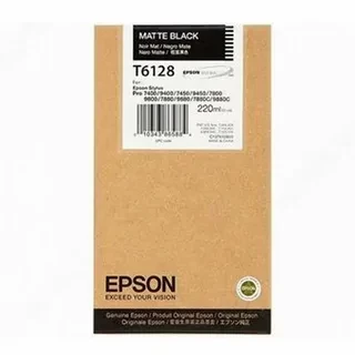 Epson C13T612800 T6128 картридж для Stylus Pro 7400 7450 7800 7880 9400 9450 9800 9880 220ml matte black оригинал