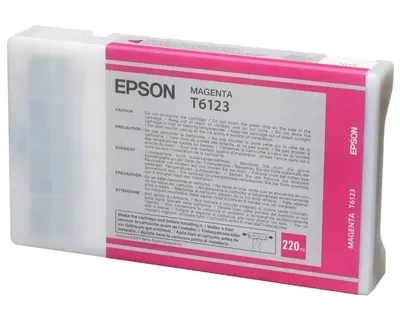 Epson C13T612300 T6123 картридж для Stylus Pro 7400 7450 9400 9450 220ml magenta оригинал